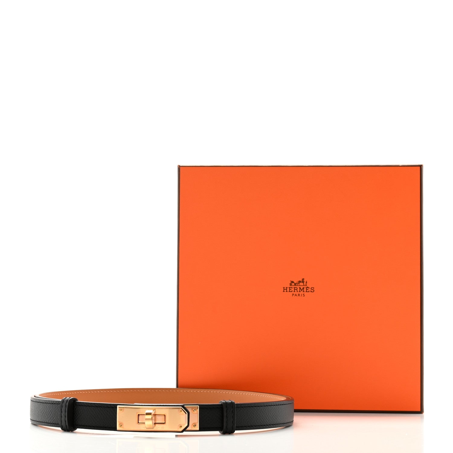 Hermes Epsom Kelly Belt Black 4 of 4