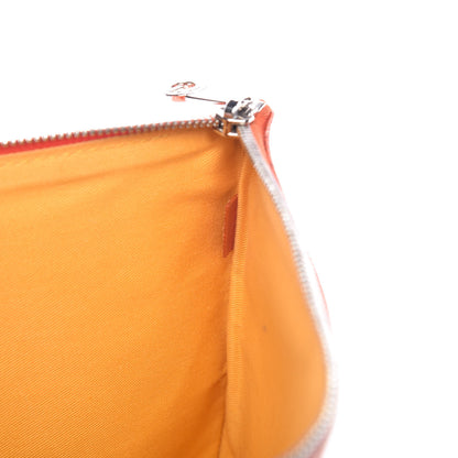 Goyard Goyardine Senat Pochette MM Orange 7 of 9
