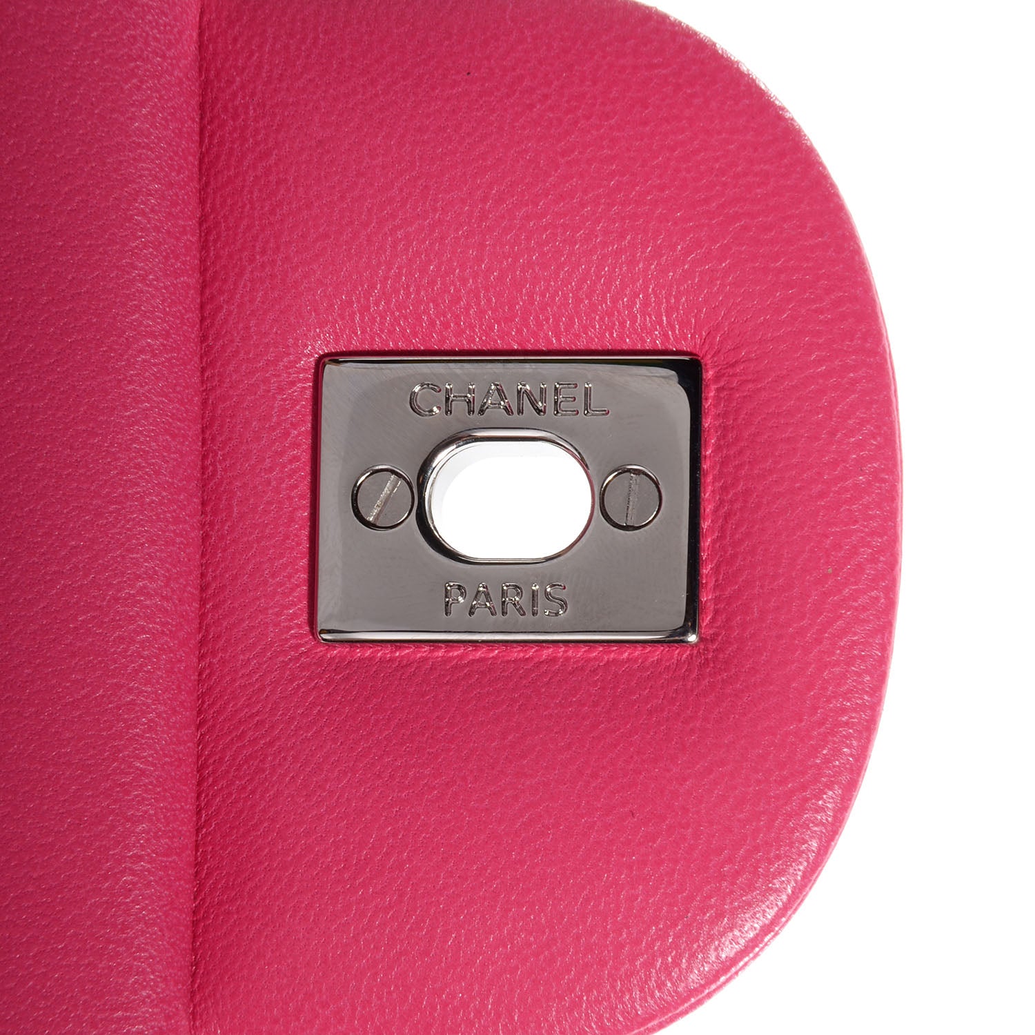 Chanel Lambskin Maxi Double Flap Dark Pink 5 of 8