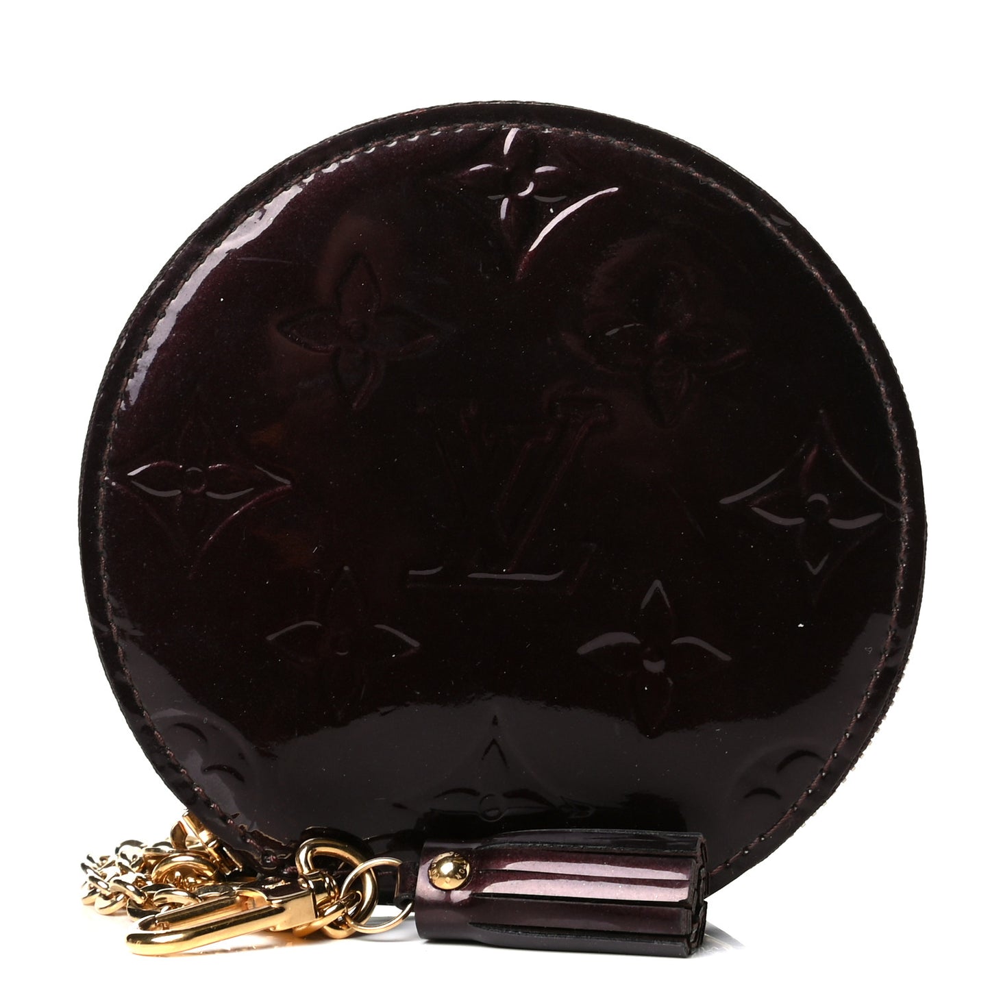 Vernis Chapeau Coin Purse Amarante