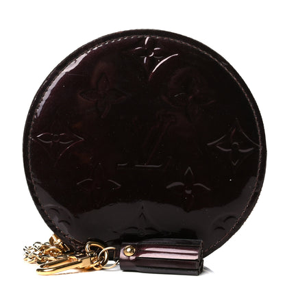 Louis Vuitton Vernis Chapeau Coin Purse Amarante 1 of 7