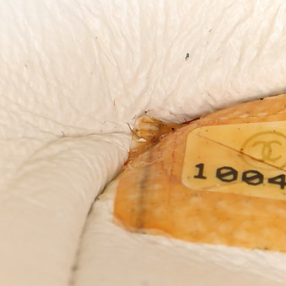 Chanel Caviar Quilted Medium Double Flap White 7 of 11