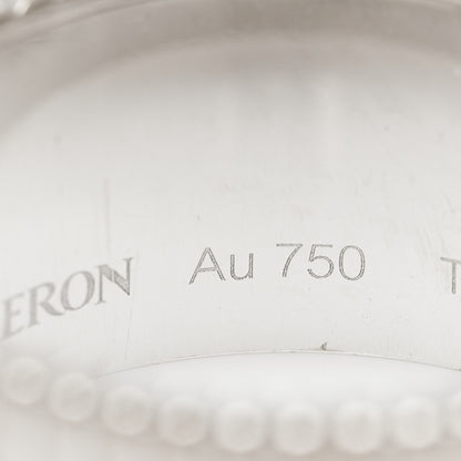 Boucheron 18K White Gold Diamond PVD Large Quatre Classique Ring 63 10.5 5 of 8