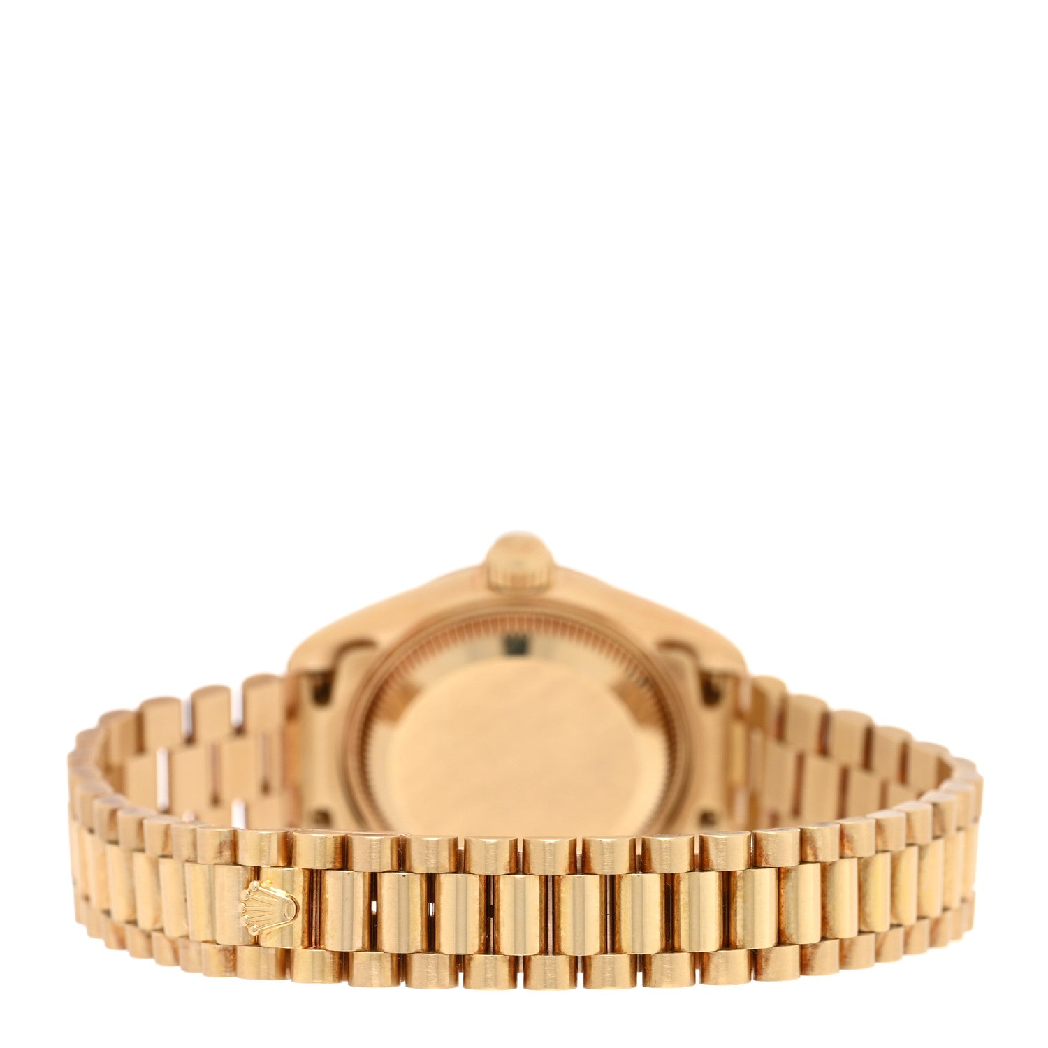 Rolex 18K Yellow Gold Diamond 26mm Datejust President Watch Champagne 69178 3 of 4