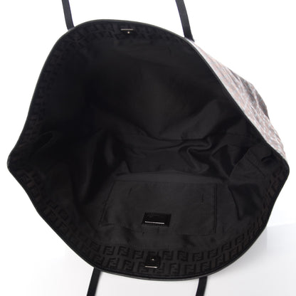 Fendi Zucchino Large Shopper Tote Brown 5 of 8