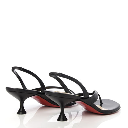 Christian Louboutin Kid Taralita 55 Thong Sandals 36 Black 4 of 9