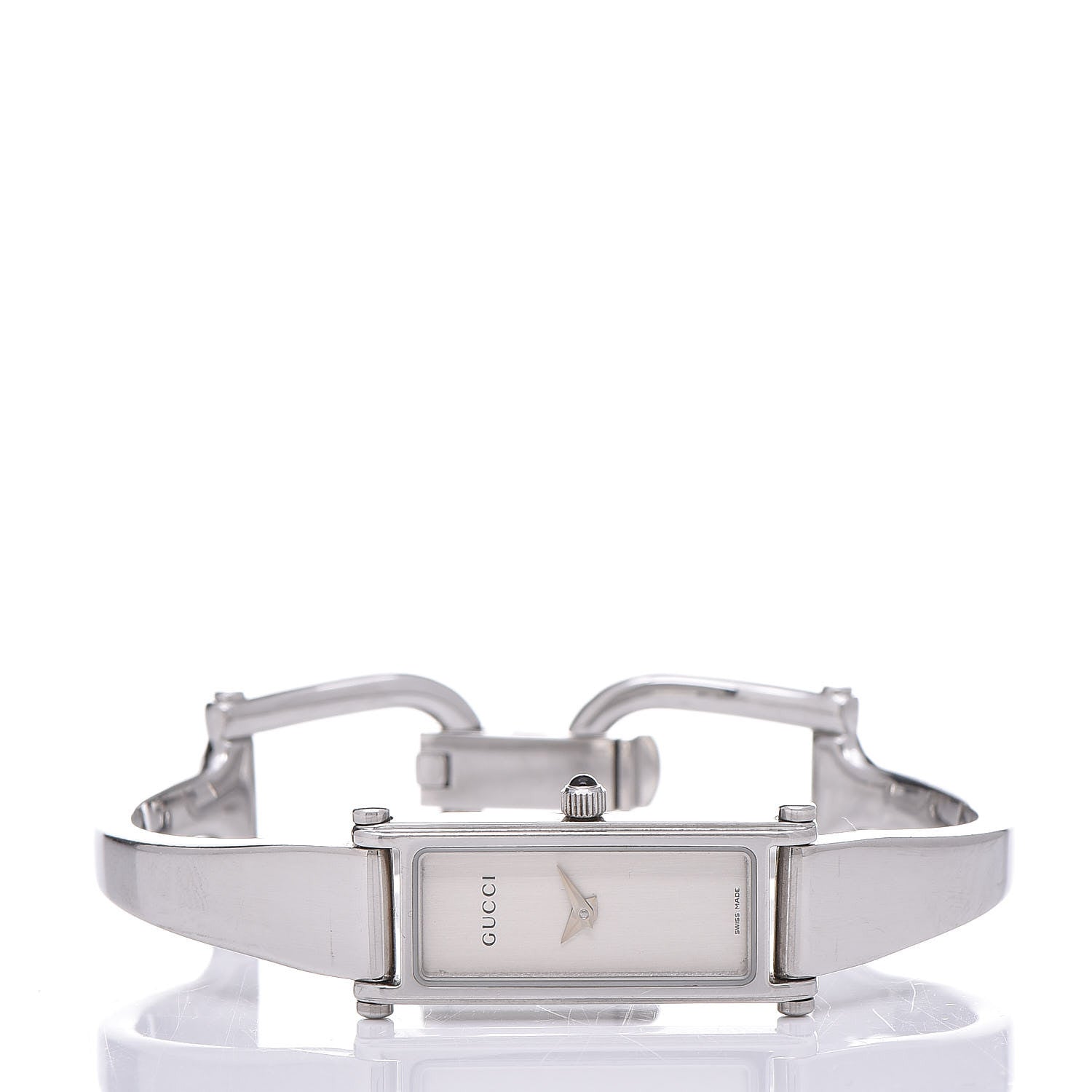 Gucci Stainless Steel 12mm 1500L Horsebit Quartz Watch 3 of 6