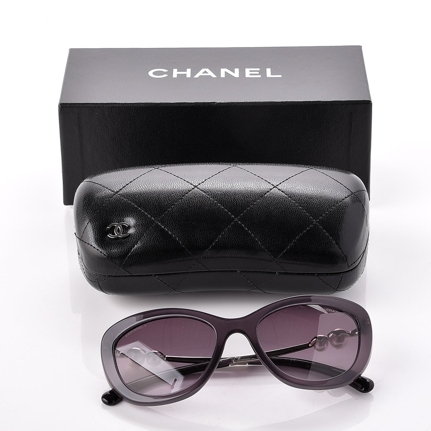 Acetate Pearl Cat Eye Sunglasses 5340-H Purple