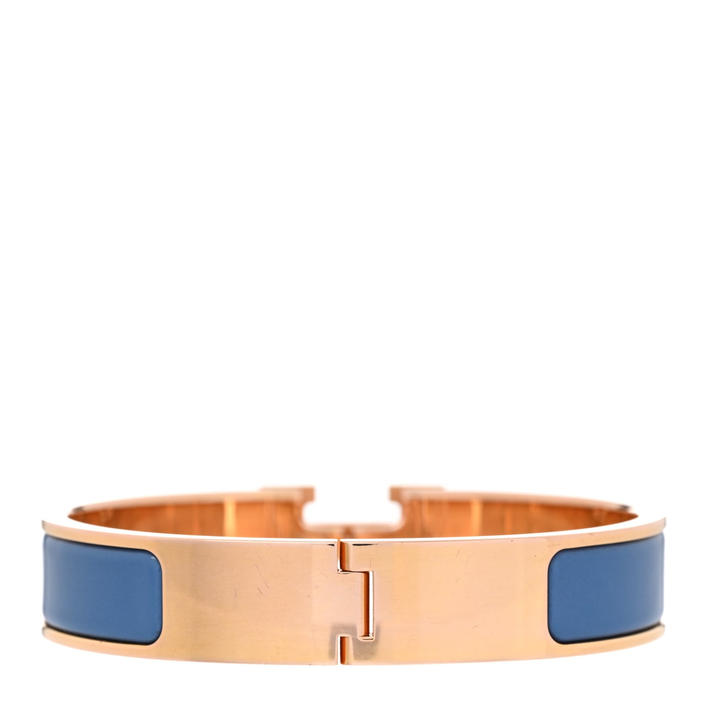 Enamel Narrow Clic Clac H Bracelet PM Bleu Album