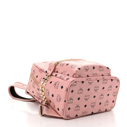 MCM Visetos Small Side Stud Stark Backpack Soft Pink 4 of 10