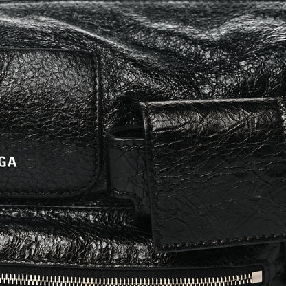 Balenciaga Agneau Arena Superbusy XS Sling Zip Shoulder Bag Black 8 of 11