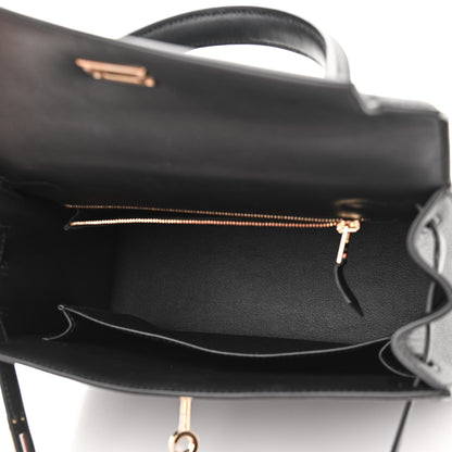 Hermes Swift Kelly Padded Sellier 25 Black 5 of 13