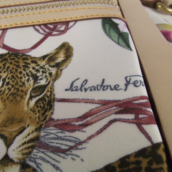 SALVATOREFERRAGAMOCanvasSummerJungleTote