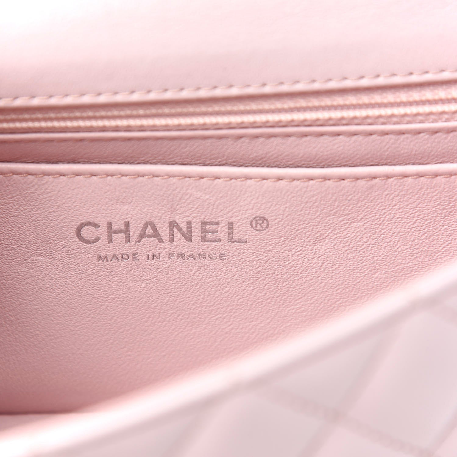 Chanel Lambskin Quilted Mini Rectangular Flap Light Pink 6 of 11