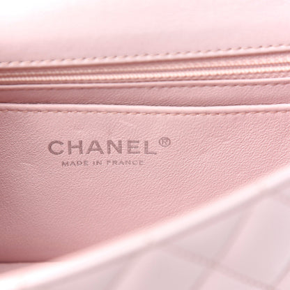 Chanel Lambskin Quilted Mini Rectangular Flap Light Pink 6 of 11