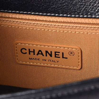Chanel Pearl Calfskin New Medium Boy Flap Dark Grey 6 of 8