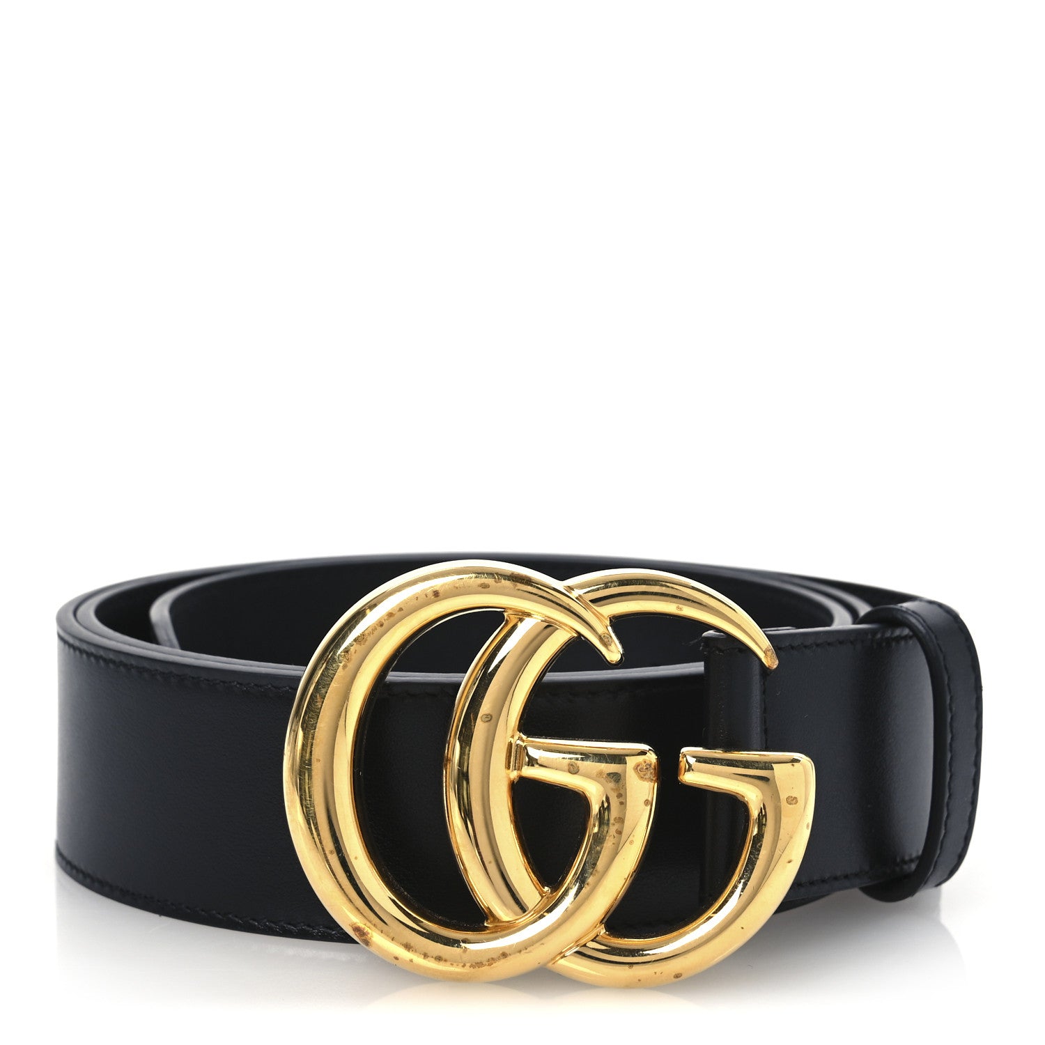 Gucci Calfskin Double G 40mm Belt 100 40 Black 1 of 7