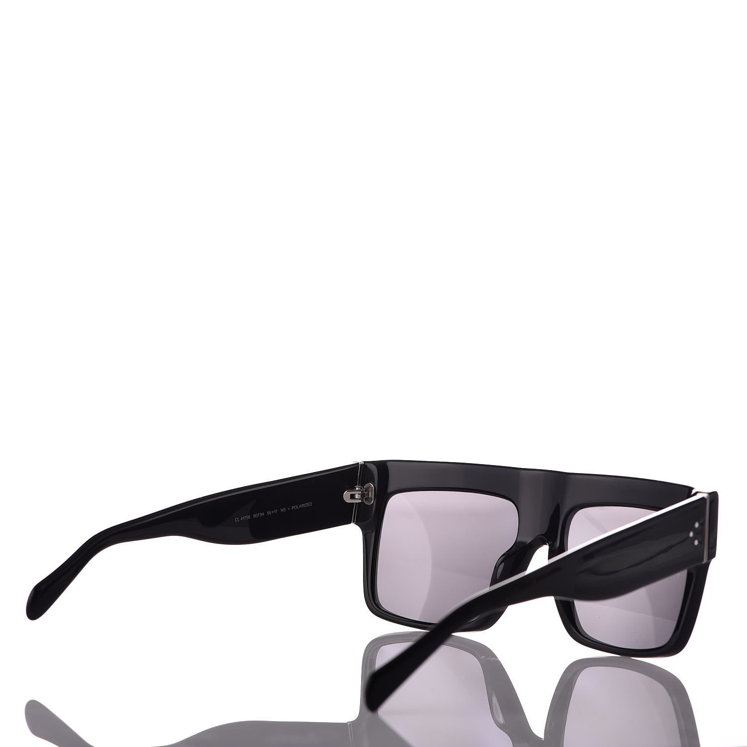 Celine Polarized ZZ Top Sunglasses CL 41756/S Black 3 of 7
