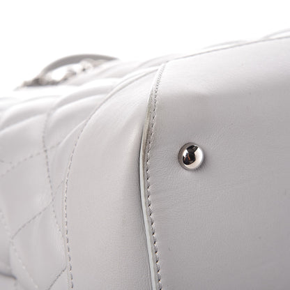 Chanel Calfskin Quilted Large Easy Shopping Tote Grey 12 of 13