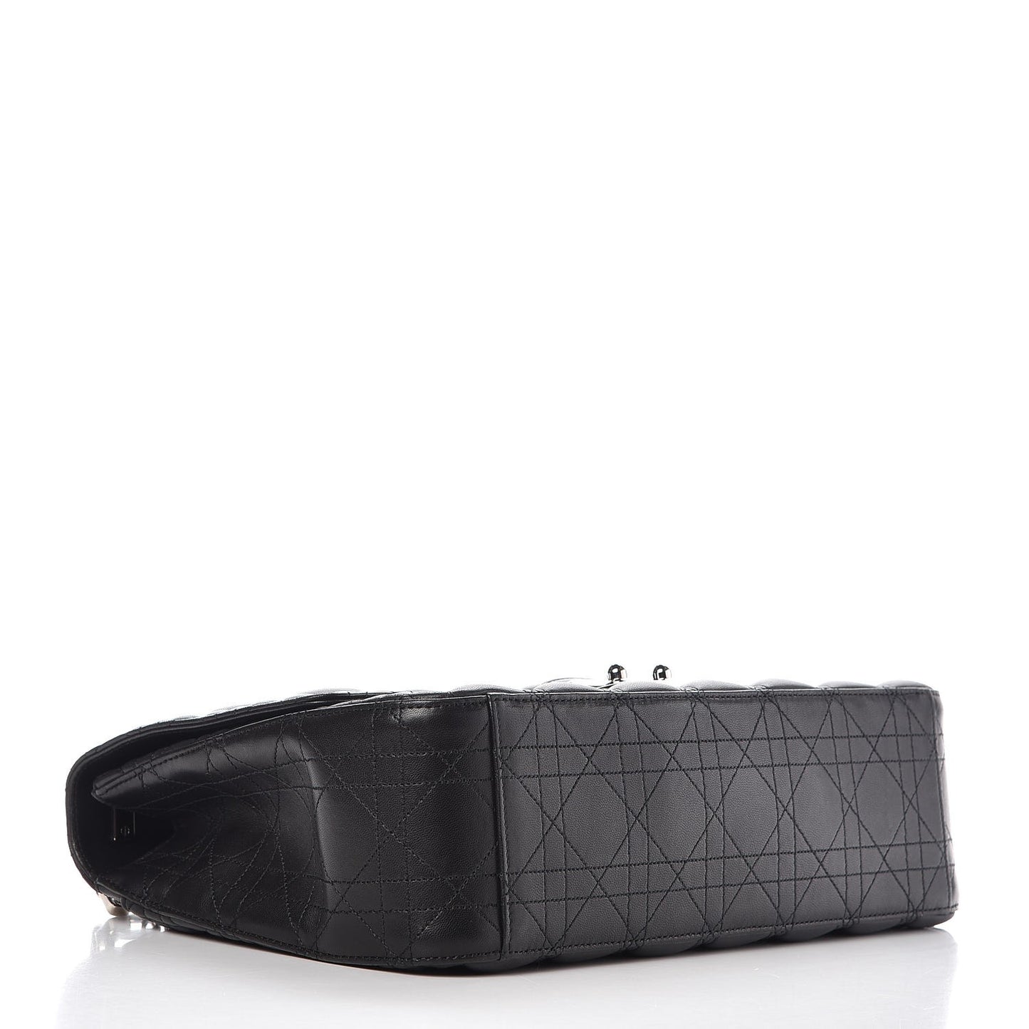 Lambskin Cannage Large Miss Dior Flap Black