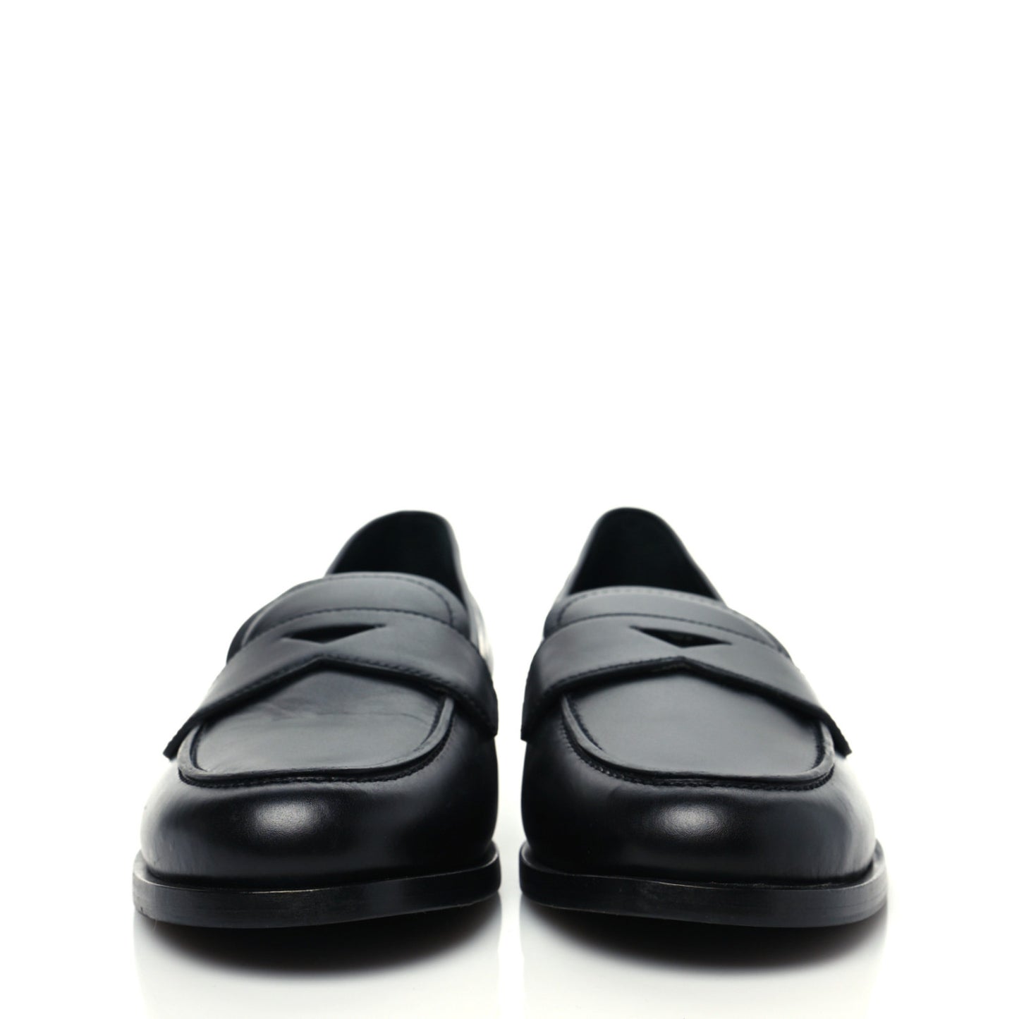 Calfskin Loafers 38 Black