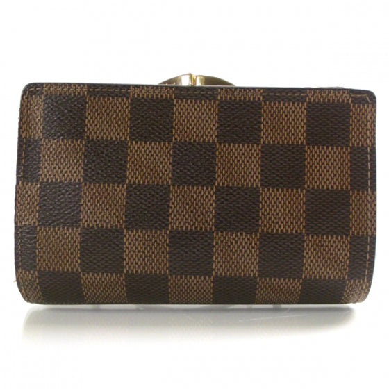 Damier Ebene French Purse Wallet