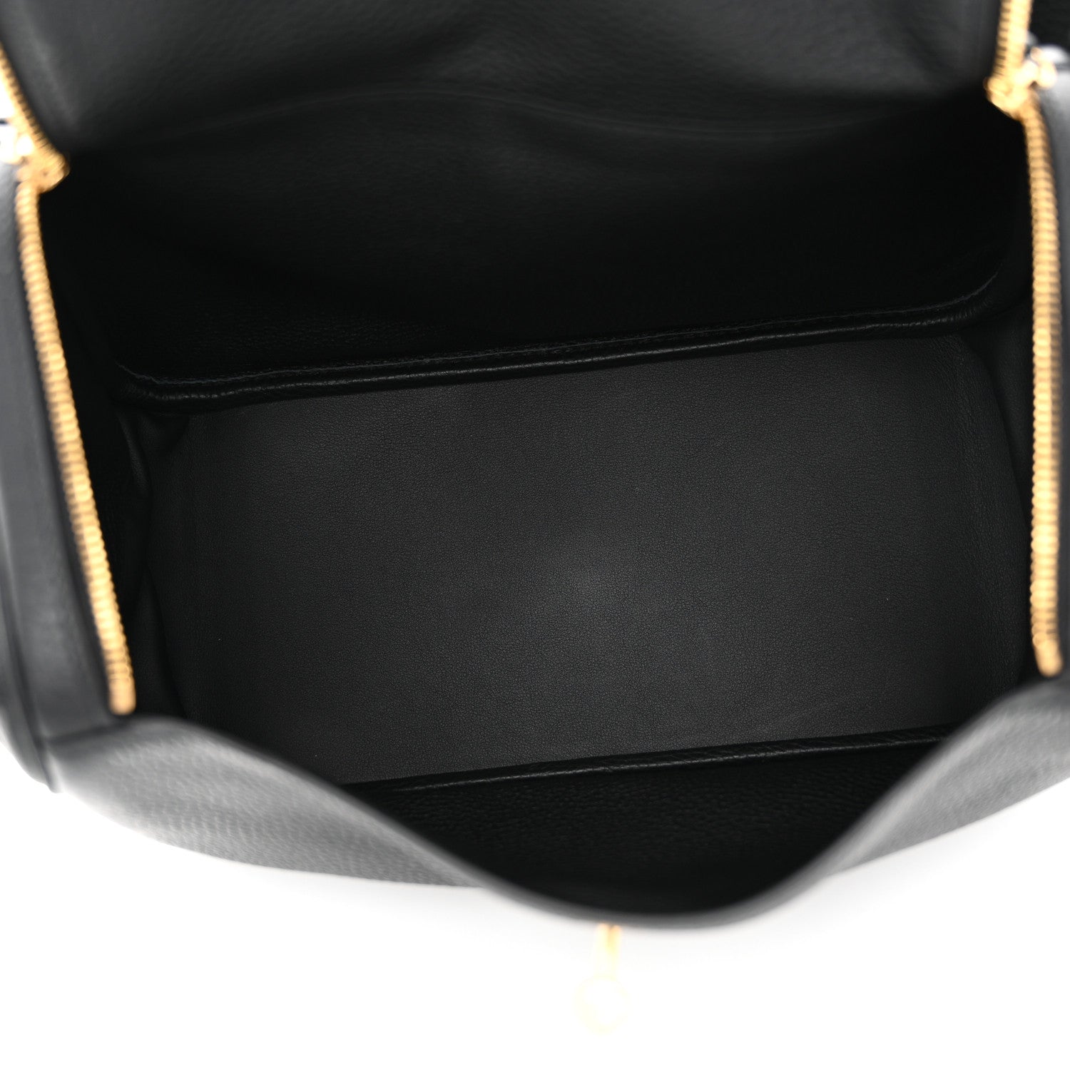 Hermes Taurillon Clemence Lindy 30 Black 5 of 11