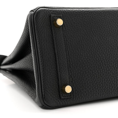Hermes Togo Birkin 25 Black 9 of 17