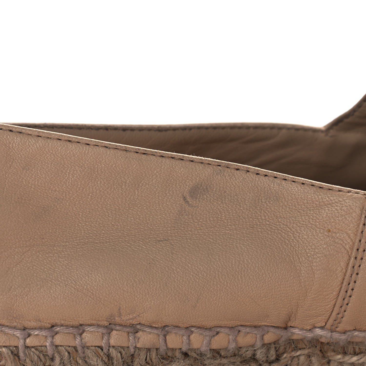 Chanel Lambskin CC Espadrilles 40 Beige Black 10 of 11
