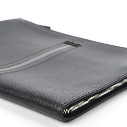 Prada Saffiano Document Holder Black 6 of 7
