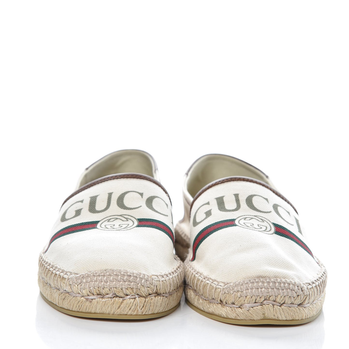Canvas Miro Soft Calfskin Logo Mens Espadrilles 5 Greggio Cuir