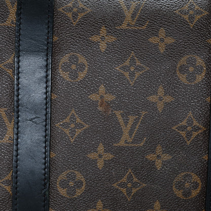 Louis Vuitton Monogram Macassar Keepall Bandouliere 55 7 of 7