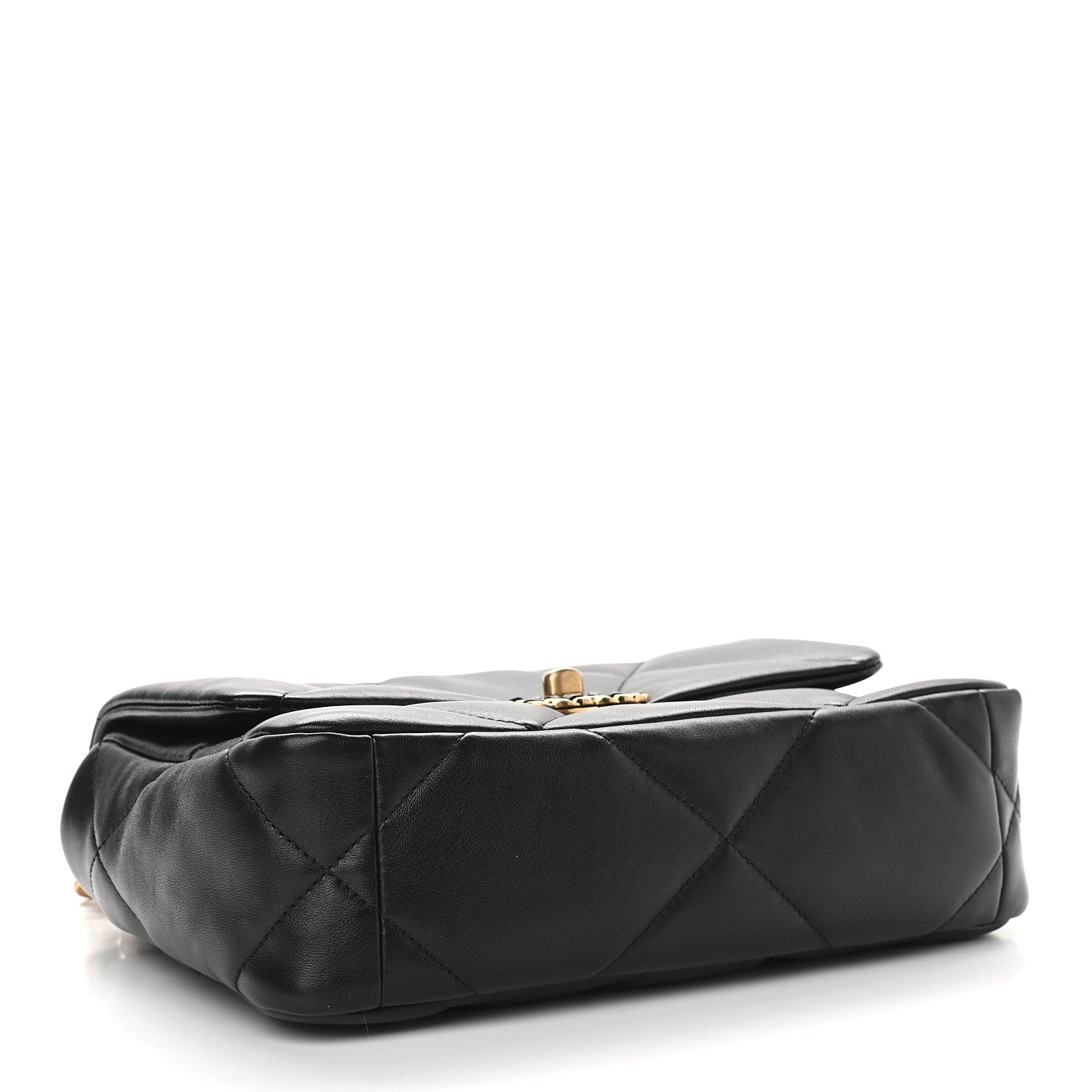 Chanel Lambskin Quilted Medium Chanel 19 Flap Black 4 of 9