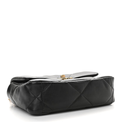 Chanel Lambskin Quilted Medium Chanel 19 Flap Black 4 of 9
