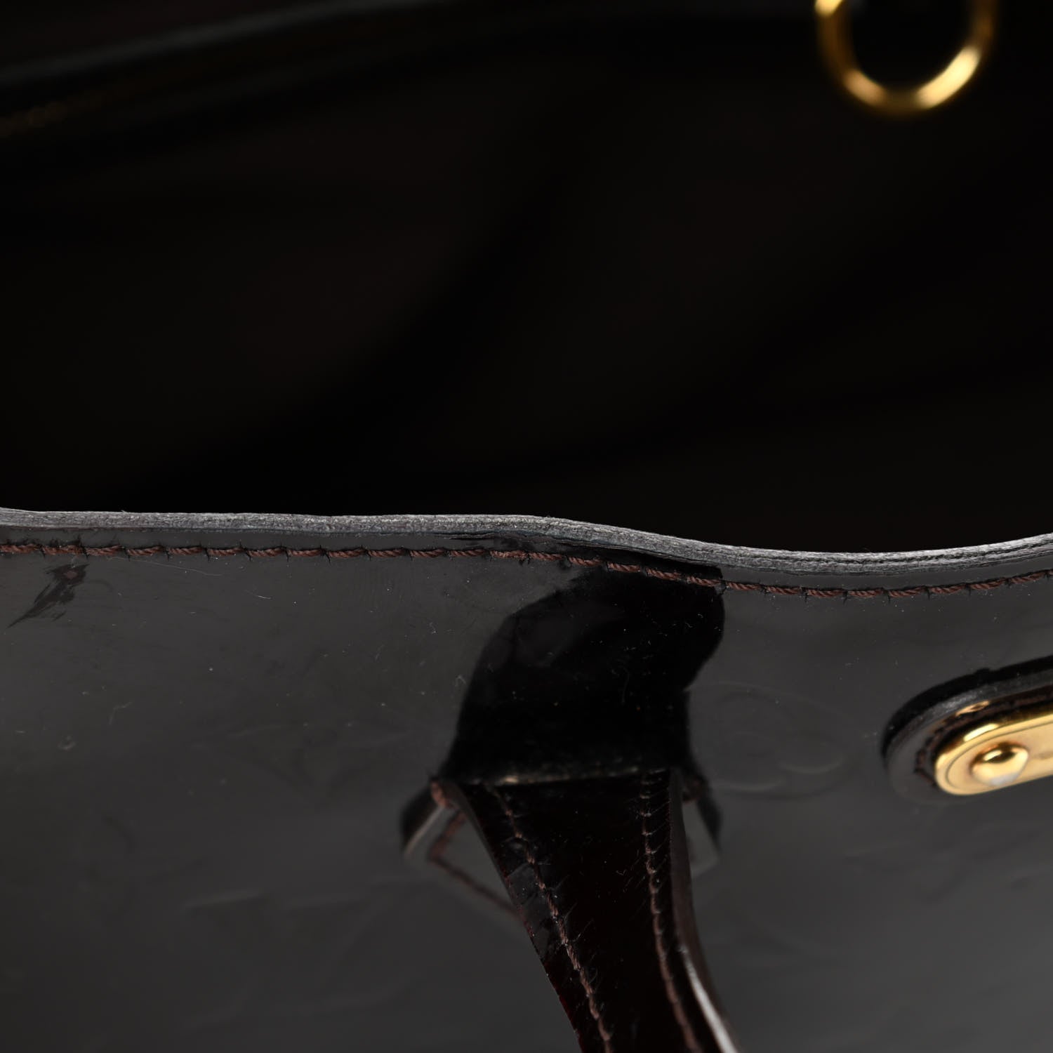 Louis Vuitton Vernis Wilshire PM Amarante 12 of 16