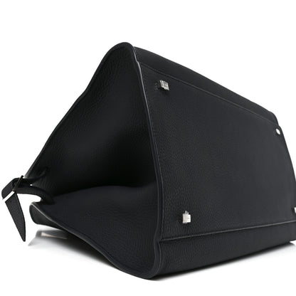 The Row Matte Grained Calfskin Soft Margaux 15 Marine 8 of 9