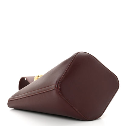 Loewe Calfskin Mini Pebble Bucket Bag Dark Burgundy 4 of 11