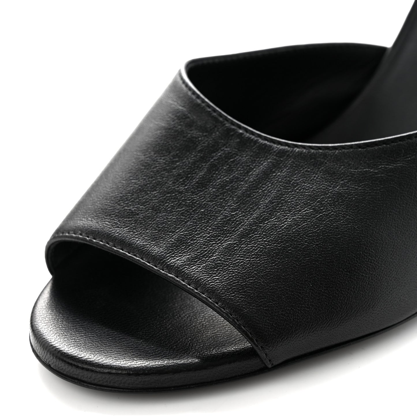 Lambskin CC Chain Mules 38.5 Black
