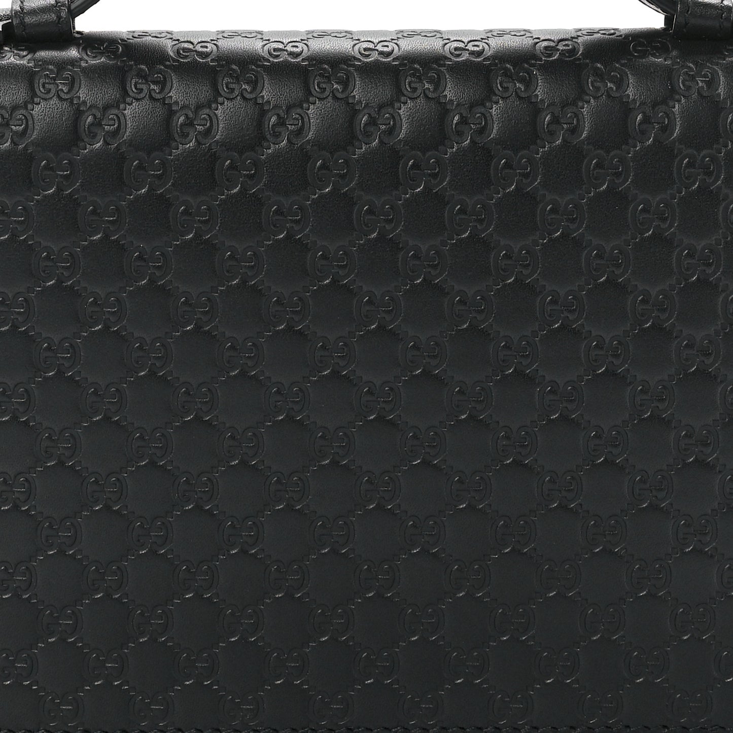 Soft Microguccissima Zip Around Top Handle Travel Wallet Carbon