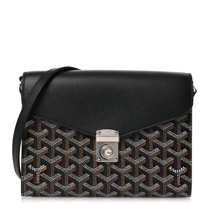 Goyard Goyardine Calfskin Chypre Wallet Pouch Black 1 of 12