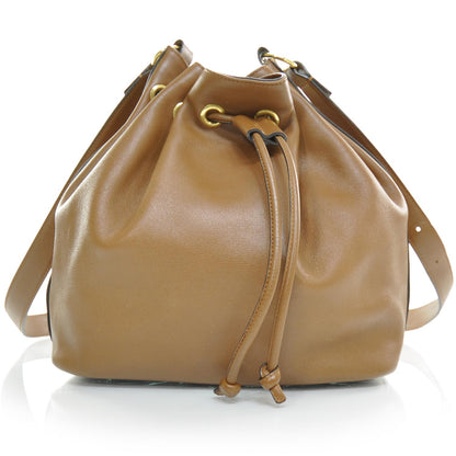 Chloe Leather Aurore Bucket Bag Beige 1 of 12