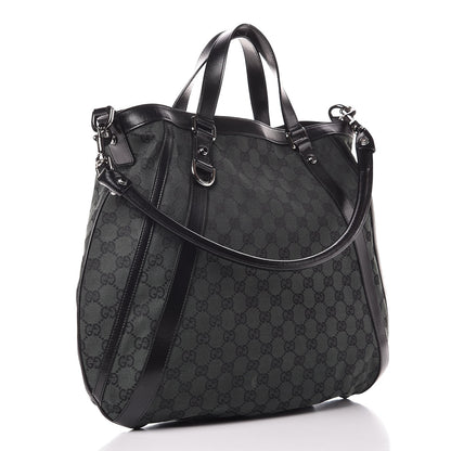 Gucci Monogram Medium Abbey Convertible Tote Dark Green 3 of 8