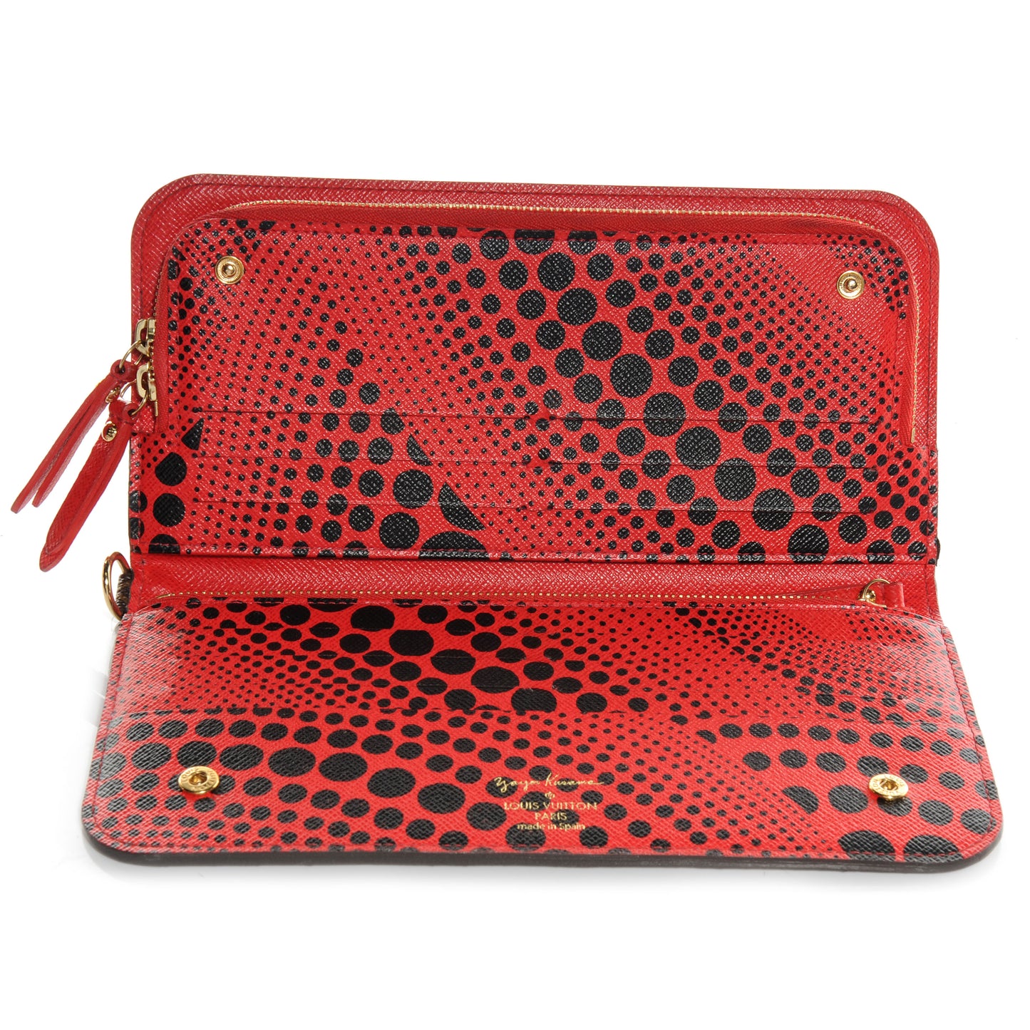 Monogram Kusama Waves Insolite Wallet Red