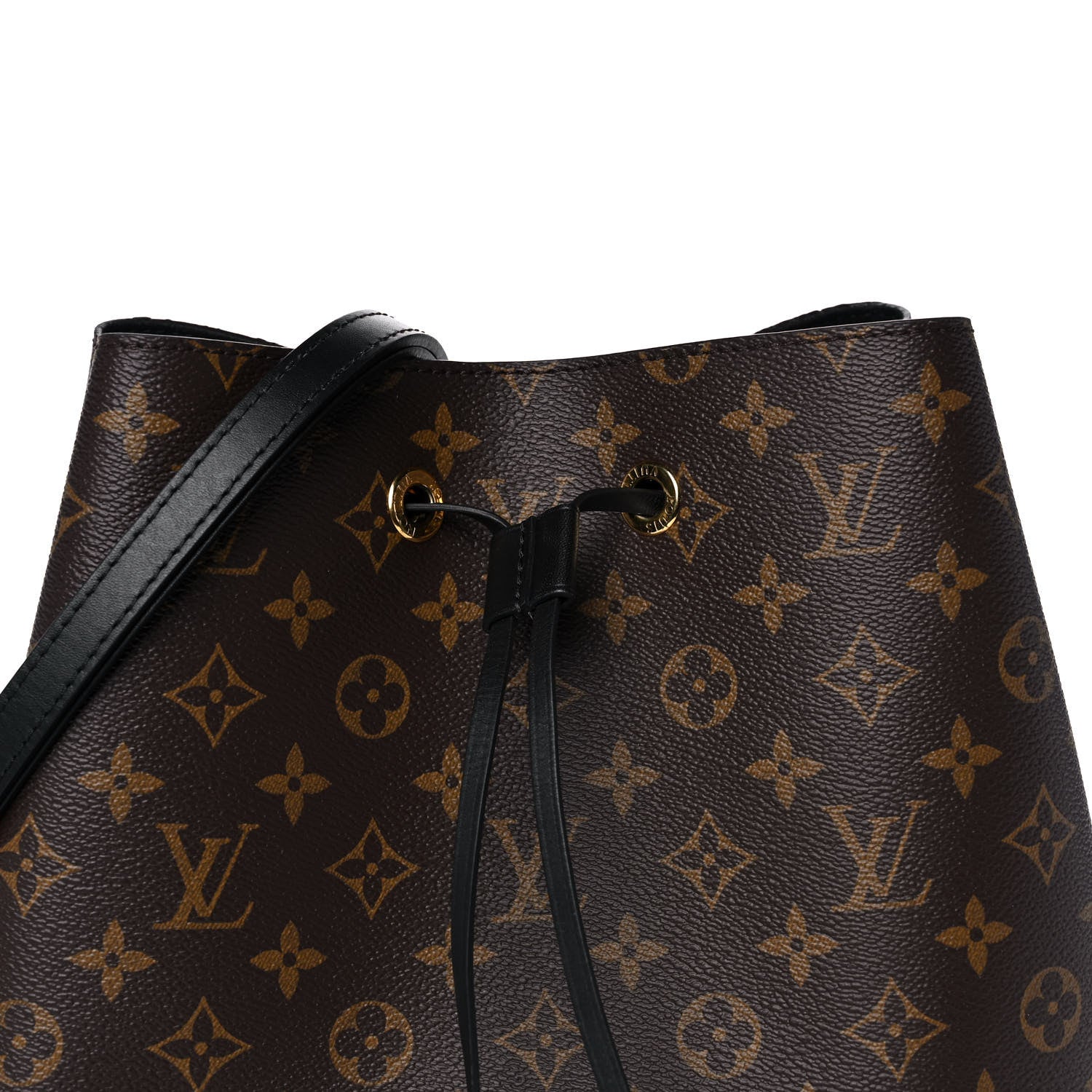Louis Vuitton Monogram Neonoe MM Black 7 of 10