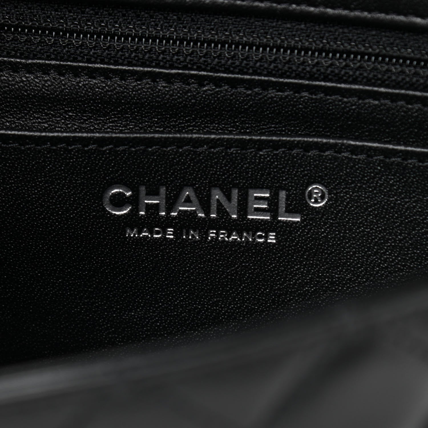 Chanel Lambskin Quilted Mini Rectangular Flap So Black 5 of 9