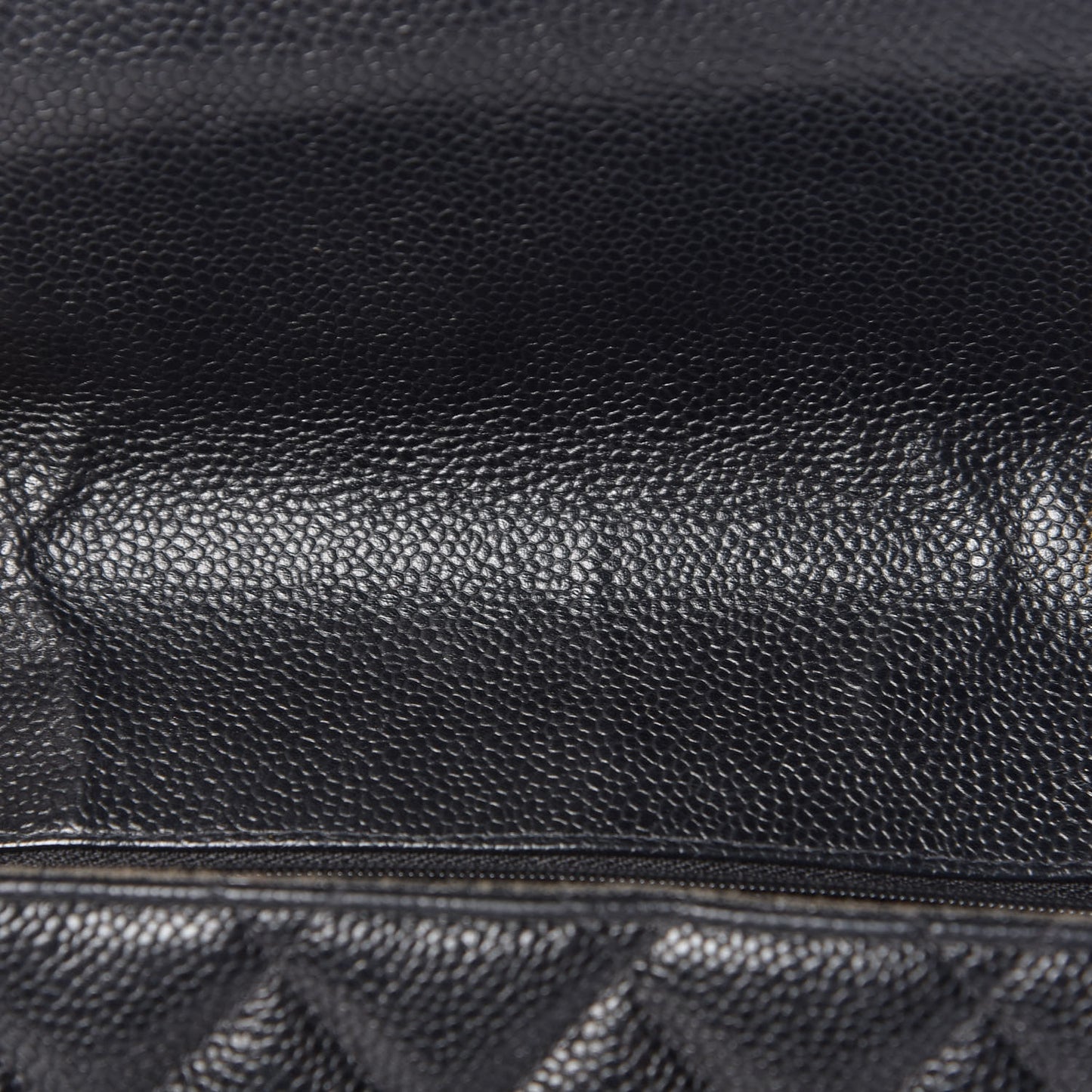 Caviar Quilted Jumbo Single Flap Black
