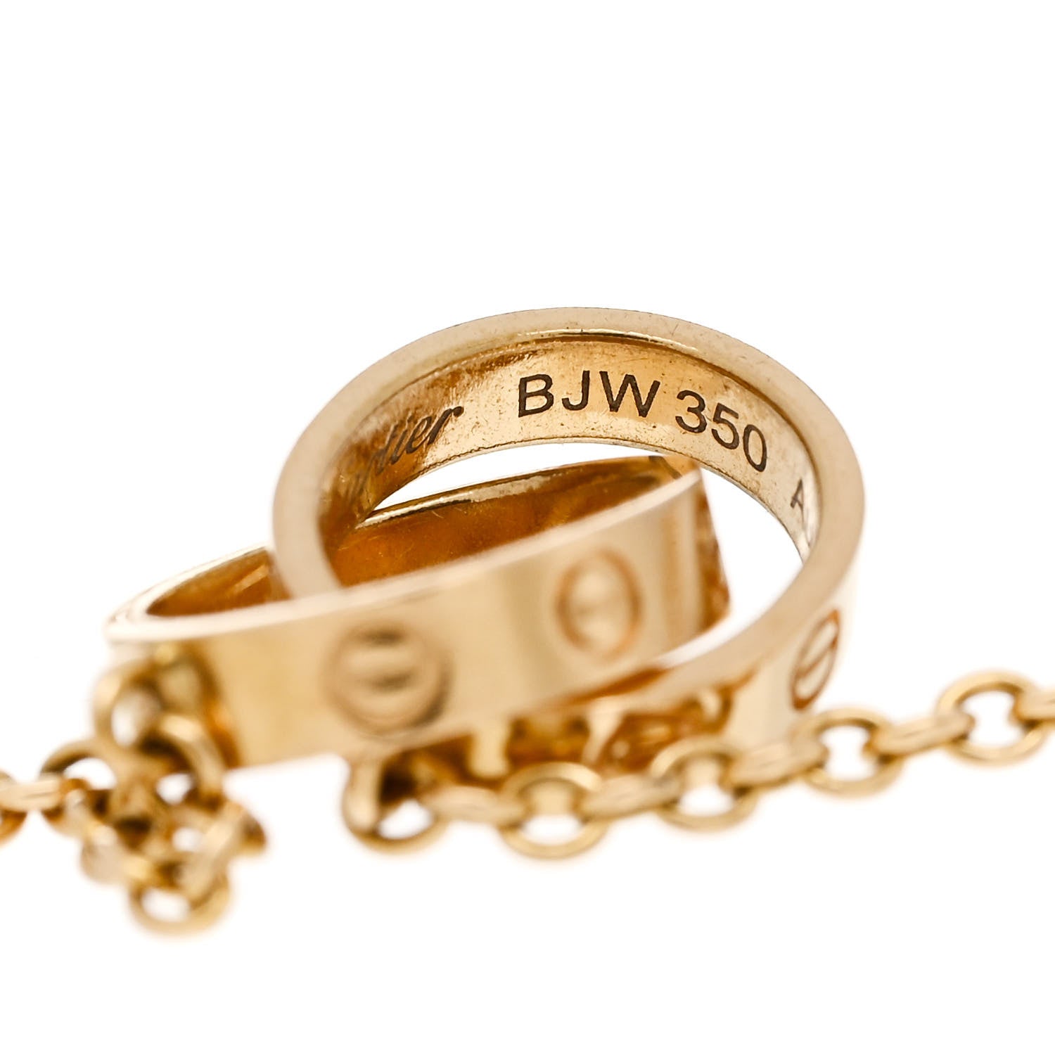 Cartier 18K Yellow Gold Interlocking LOVE Bracelet 4 of 6