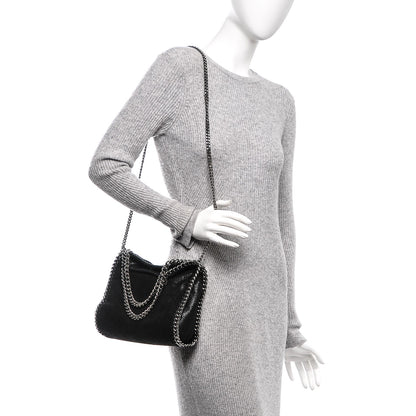Stella McCartney Shaggy Deer Mini Falabella Tote Black 2 of 6
