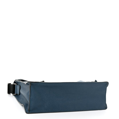 Burberry London Grainy Calfskin Rivendale Messenger Bag Blue 4 of 10