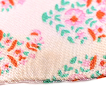 Hermes Silk Coup De Fouet Au Bloc Twilly Rose Nacre Turquoise 12 of 12